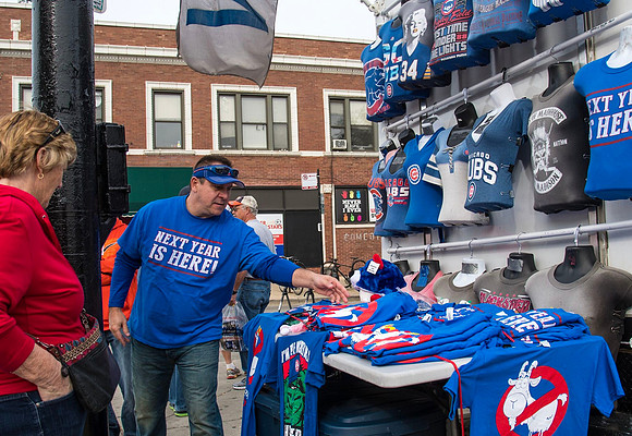 Vendor outside of Wrigley Field