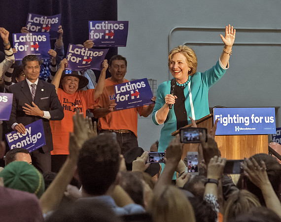 Hillary Clinton rally in East LA 5/5/16