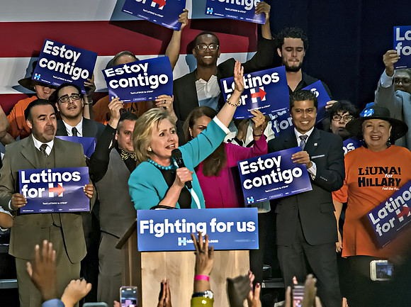 Hillary Clinton rally in East LA 5/5/16