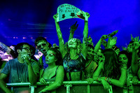 Pie at EDM festival