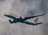 Air France over Chicago 2025