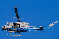 October 2025 police over Chicago, 2 cops on each side