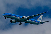 KLM flying over Chicago 2025
