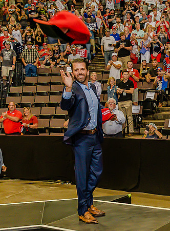 Donald Trump Jr. at Cincinnati Trump rally 8/1/19