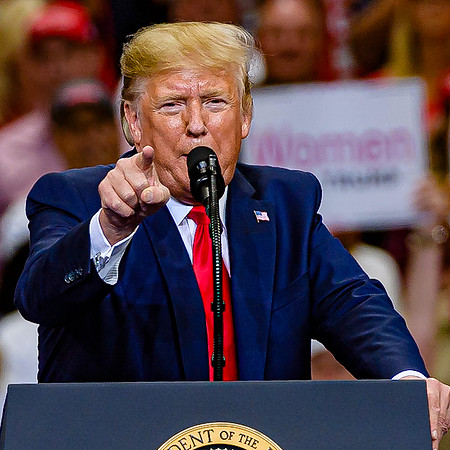 President Donald Trump at rally in Dallas Texas 10/17/2019