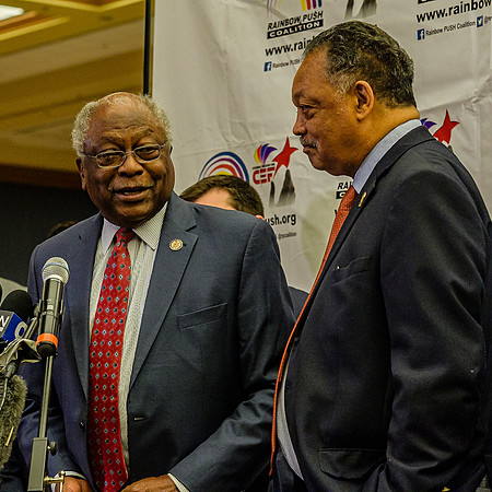 Representative Jim Clyburn, Rev. Jackson introducing  Pete Buttigieg in Chicago 7/2/19