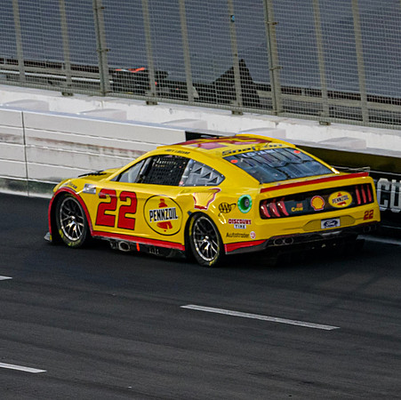 Joey Logano won The Nascar Clash at the LA Coliseum on 2/6/2022 in a Ford Mustang