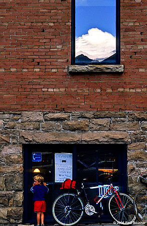 Boy, bike, Telluride, Colorado