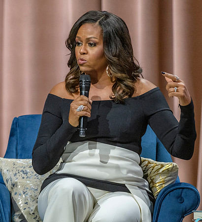 Michelle Obama "Becoming" book tour Detroit 12/11/18