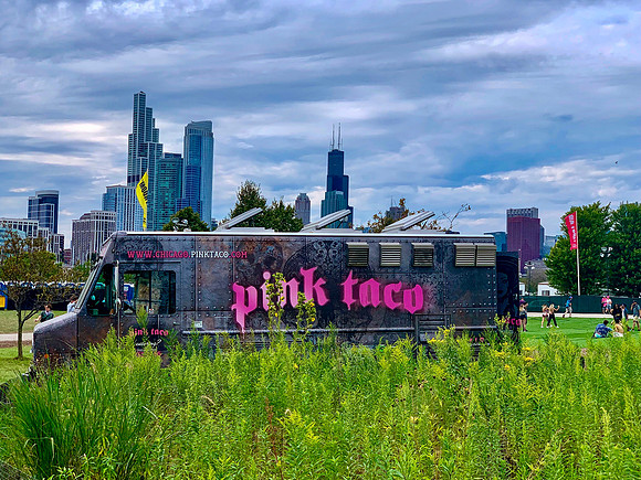 Pink Taco Truck at North Coast Festival 2019 Northerly Island, Chicago