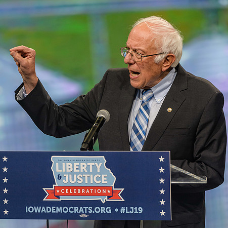 Bernie Sanders at the Iowa Democratic Liberty and Justice Celebration 11/1/19