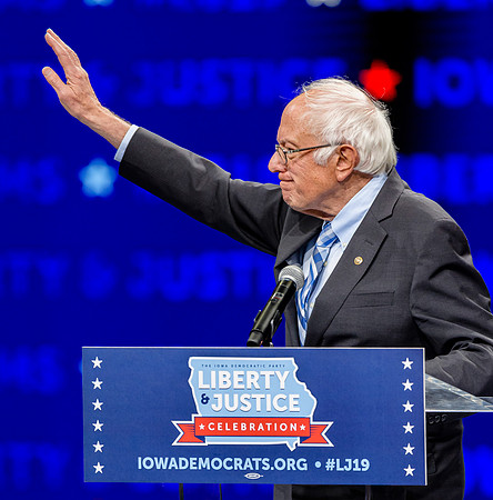 Bernie Sanders at the Iowa Democratic Liberty and Justice Celebration 11/1/19