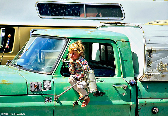 "Happy" girl , Venice Beach