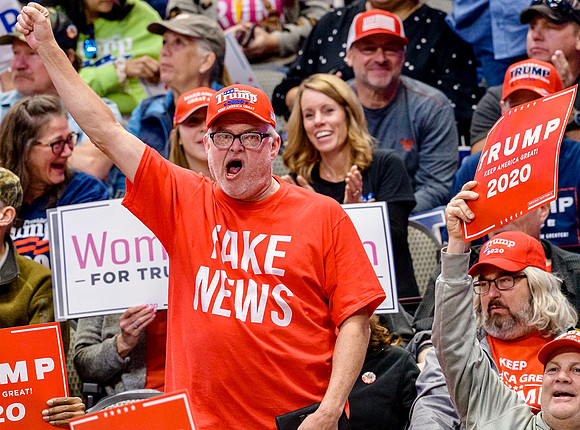 Enthusiast at Trump Rally in Dallas 10/17/19