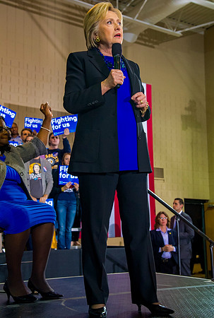 Hillary Clinton rally  Milwaukee, WI 3/28/16