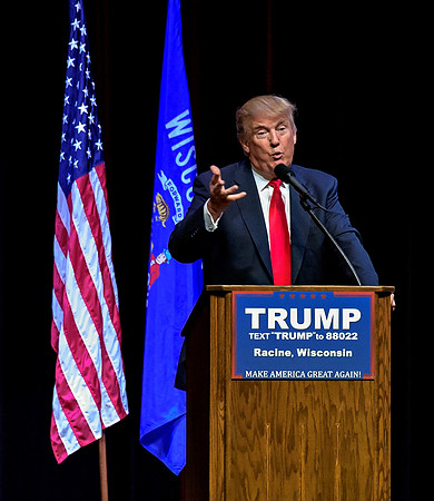 Donald Trump Rally in Racine WI 4/2/16