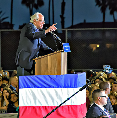 Bernie Sanders rally Santa Monica CA 5/23/16