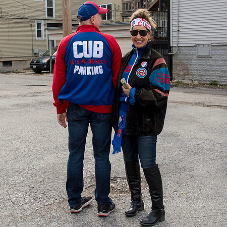 Vendor outside of Wrigley Field