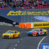Joey Logano and Kyle Busch vie for winner 2/6/22