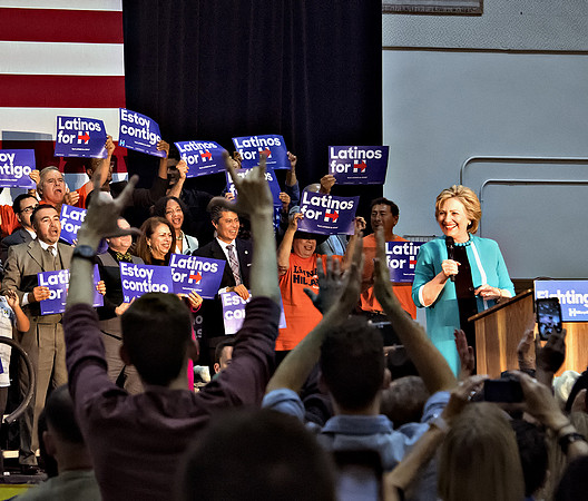 Hillary Clinton rally in East LA 5/5/16