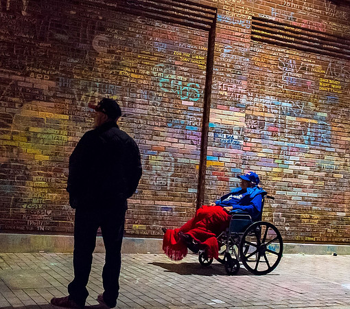 Cubs Fans outside Wrigley Field