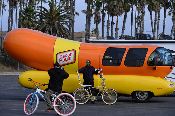 Oscar Meyer mobile in Santa Monica