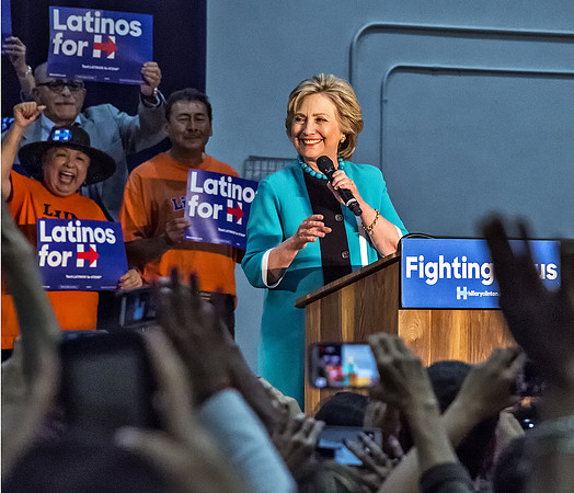 Hillary Clinton rally in East LA 5/5/16